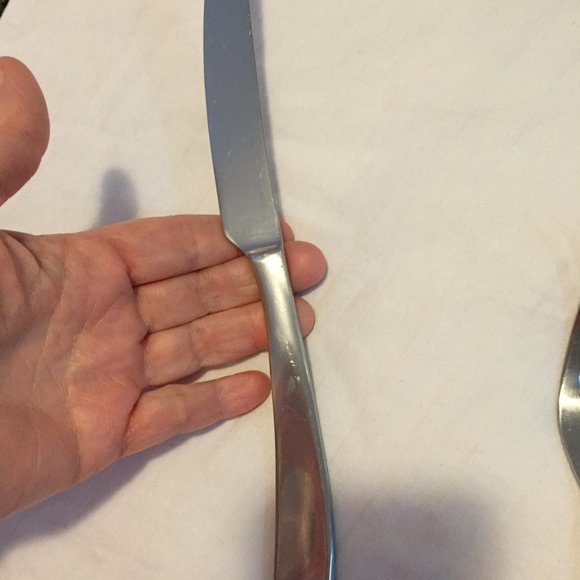 CAMBRIDGE STAINLESS CHINA 41 Pc LOT KNIFE FORK SPOON ASSORTED 3 FULL PLACE+ MORE - Picture 6 of 12